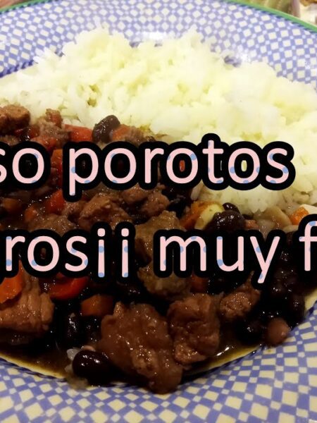 GUISO DE POROTOS NEGROS¡ FACIL Y RICO PARA HACER