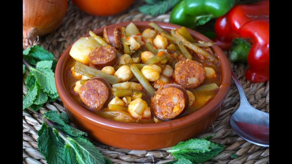 Garbanzos con tagarninas