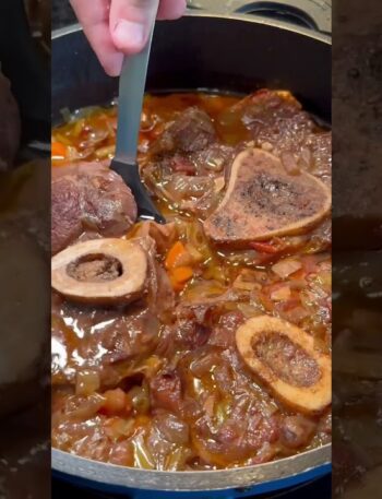 Guisado de carne de ternera tierno y sabroso: ¡una delicia italiana!
