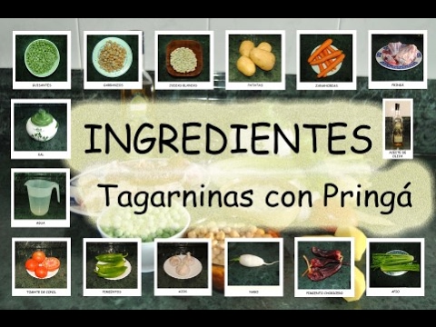TAGARNINAS CON PRINGA