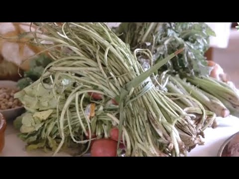 Tagarninas esparragadas con huevo de campo