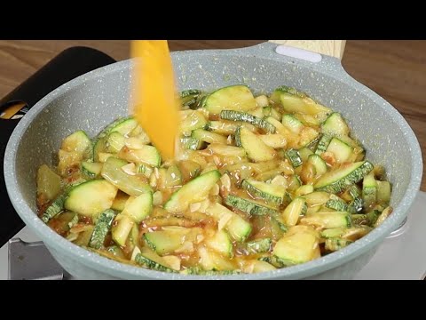 ¡Nunca había comido calabacines tan deliciosos como estos!