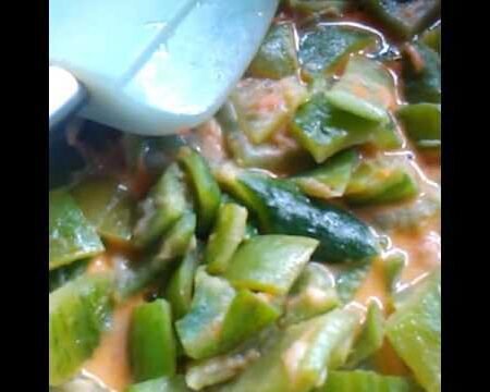 Pepino común guisado
