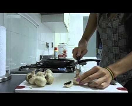 A cocinar! Guiso pepino con champiñones