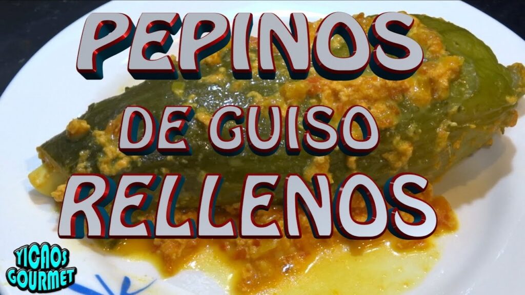 COMO PREPARAR PEPINOS  de  Guiso Rellenos  #recetasyicaos #cocina #comida #cocinafacil #gastronomia