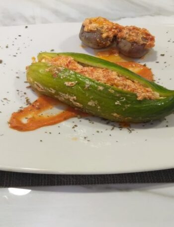 Pepino relleno de pollo y verdura, un guisado delicioso 3 Como Preparar Pepino de Guiso o Caigua Relleno de Pollo y Verdura