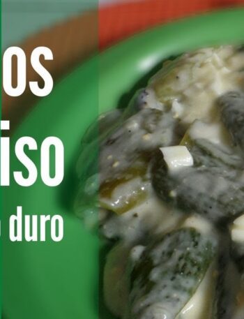 Ensalada refrescante de pepino y huevo duro 7 Como hacer PEPINOS DE GUISO con huevo duro | Receta casera
