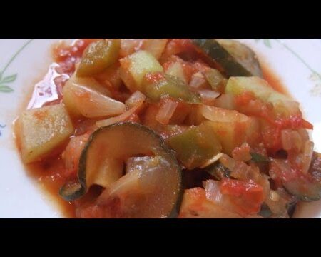 Como hacer pepino de guiso