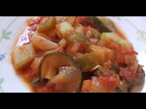 Como hacer pepino de guiso