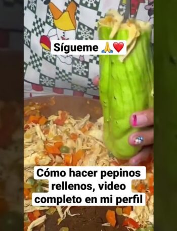 Cómo hacer pepinos rellenos de atún y mayonesa