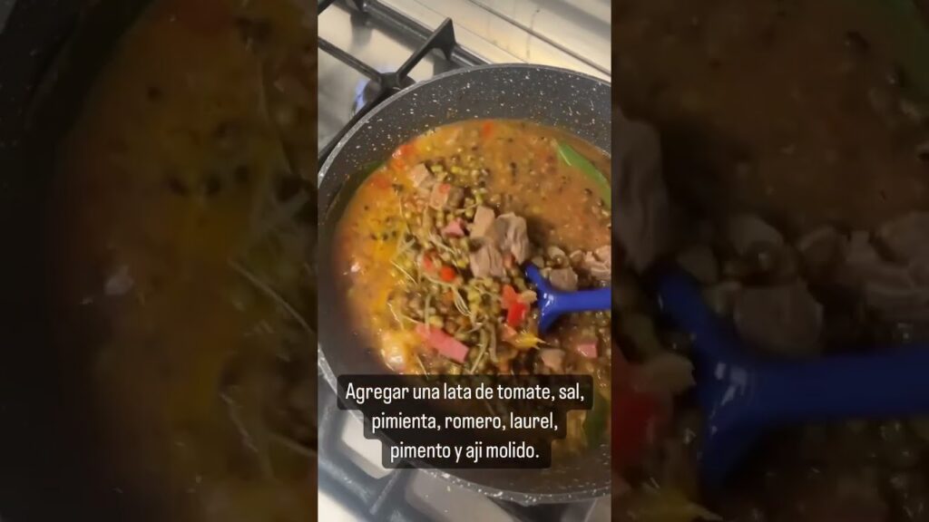 Guiso de porotos MUNG
