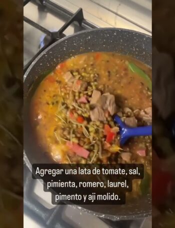 Guiso de porotos MUNG