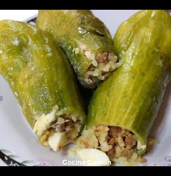Pepinos rellenos colombianos de carne 4 PEPINOS COLOMBIANOS RELLENOS DE CARNE