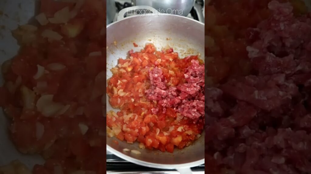Pepinillos con carne al estilo casero