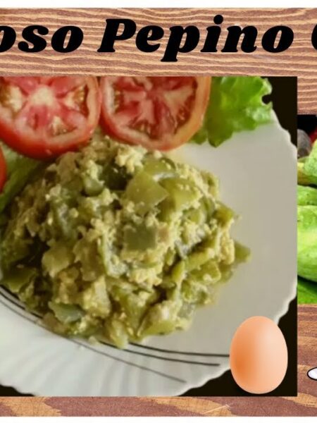 Pepinos rellenos de huevo... ¡un guisado vegetariano que te va a encantar!