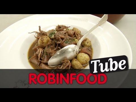 ROBINFOOD / Guiso de calamares + Pepino di roma
