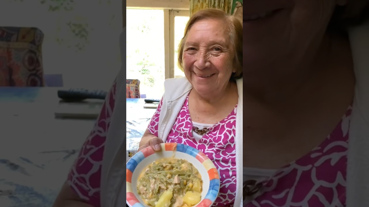 Guisado de porotos verdes caseros estilo guiso vegetariano
