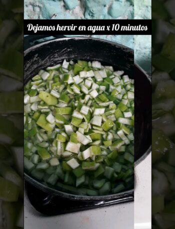Guiso de pepino casero y delicioso