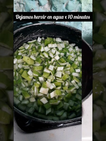 Guiso de pepino casero y delicioso