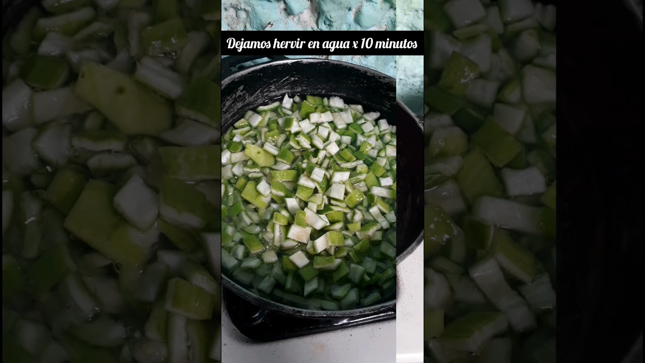 Guiso de pepino casero y delicioso