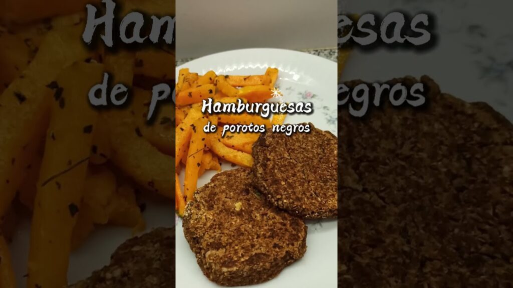 Hamburguesas de porotos negros