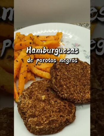 Hamburguesas de porotos negros