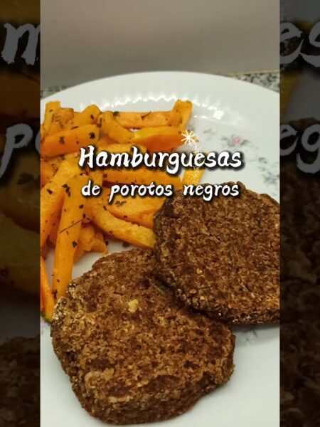 Hamburguesas de porotos negros