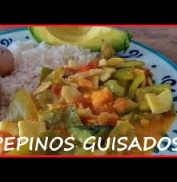 Pepinos guisados al estilo casero 3 PEPINOS GUISADOS