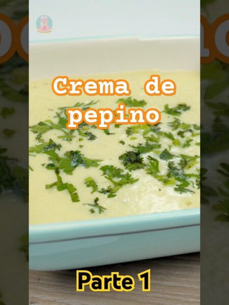 Parte 1 crema de pepino #food #cooking #recetas