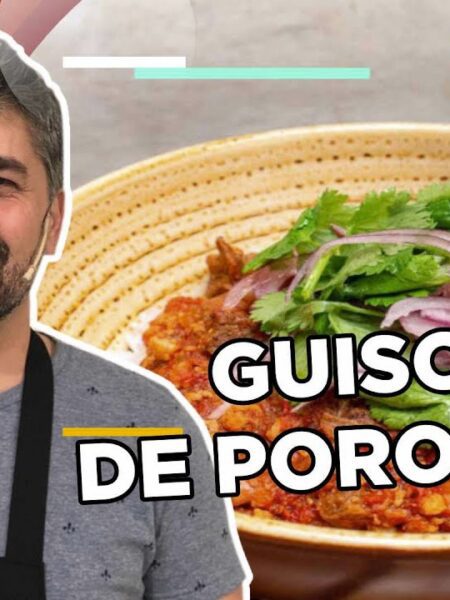 RECETA RICA DE GUISO DE POROTOS