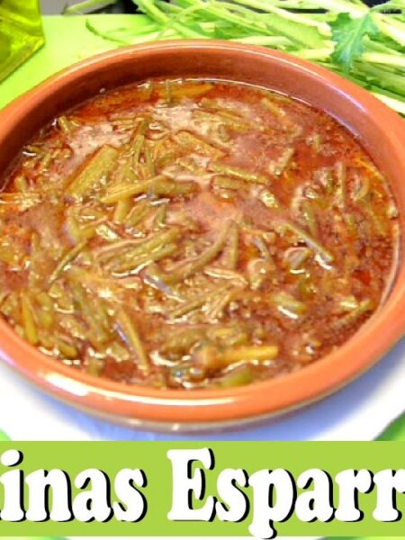 Tagarninas Esparragadas. Las Recetas del Hortelano