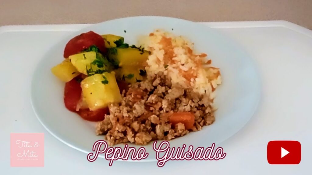 Pepino guisado: receta vegetariana económica y fácil