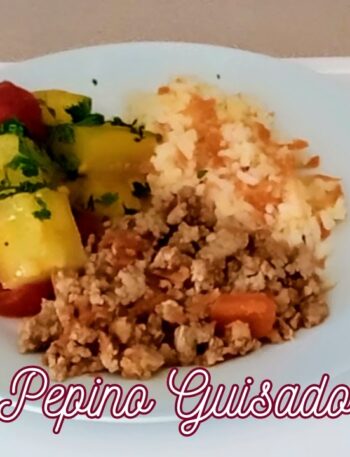 Pepino guisado: receta vegetariana económica y fácil