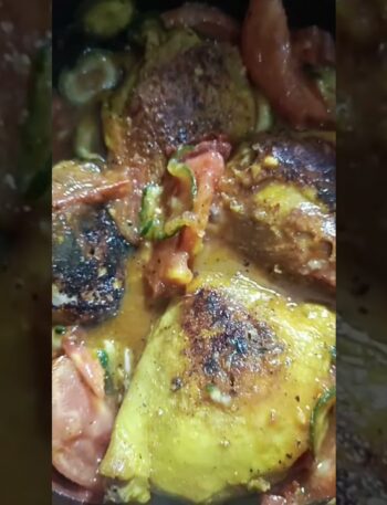 POLLO AL GUISO DE PEPINO AGRIDULCE #comidainfluencer #cocina #cuencaecuador #comida #recetas