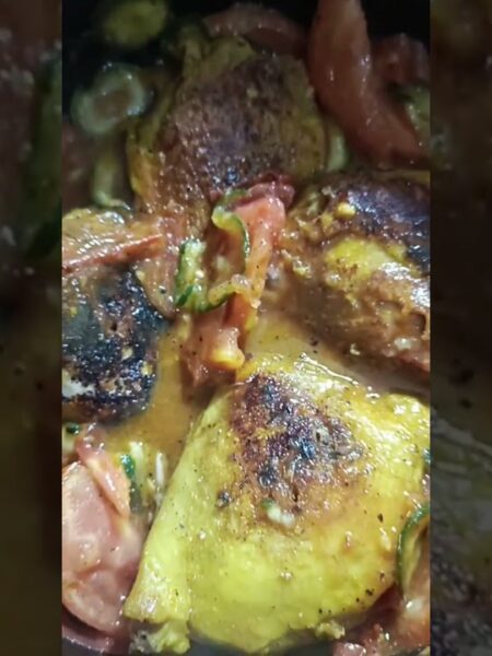 POLLO AL GUISO DE PEPINO AGRIDULCE #comidainfluencer #cocina #cuencaecuador #comida #recetas