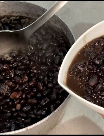 Receta de frijoles negros porotos 3 POROTOS NEGROS receta - FRIJOLES NEGROS