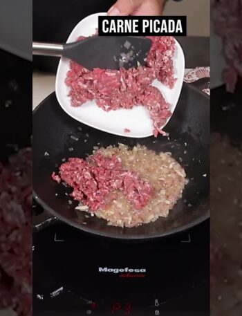 Guisado de carne con frijoles rojos casero